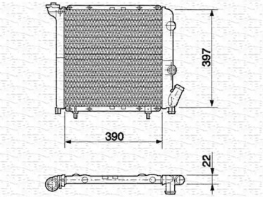 Теплообменник (MAGNETI MARELLI: 350213615000)