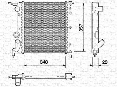 Теплообменник (MAGNETI MARELLI: 350213618000)