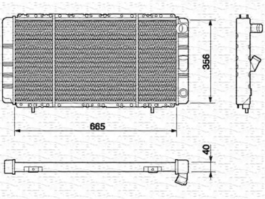 Теплообменник (MAGNETI MARELLI: 350213626000)