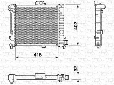 Теплообменник (MAGNETI MARELLI: 350213630000)