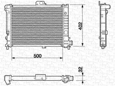 Теплообменник (MAGNETI MARELLI: 350213631000)