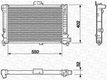 Теплообменник (MAGNETI MARELLI: 350213634000)