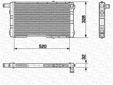 Теплообменник (MAGNETI MARELLI: 350213635000)