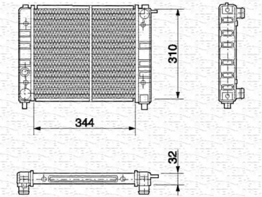 Теплообменник (MAGNETI MARELLI: 350213637000)