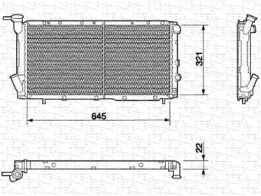 Теплообменник (MAGNETI MARELLI: 350213643000)