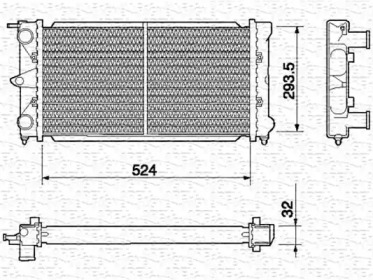 Теплообменник (MAGNETI MARELLI: 350213645000)