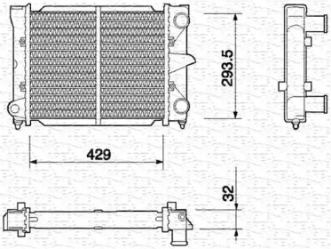 Теплообменник (MAGNETI MARELLI: 350213646000)