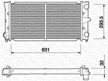 Теплообменник (MAGNETI MARELLI: 350213648000)