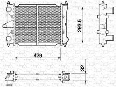 Теплообменник (MAGNETI MARELLI: 350213650000)