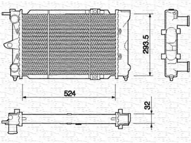 Теплообменник (MAGNETI MARELLI: 350213651000)