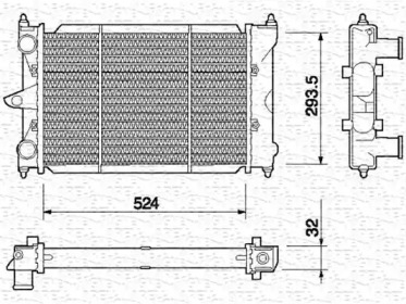 Теплообменник (MAGNETI MARELLI: 350213652000)