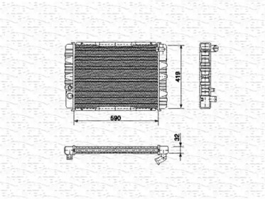 Теплообменник (MAGNETI MARELLI: 350213656000)