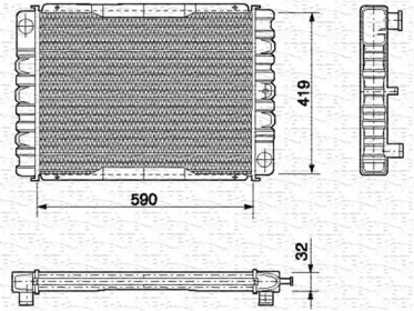 Теплообменник (MAGNETI MARELLI: 350213658000)