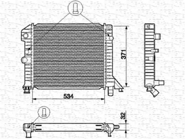 Теплообменник (MAGNETI MARELLI: 350213663000)