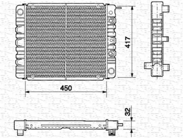 Теплообменник (MAGNETI MARELLI: 350213664000)