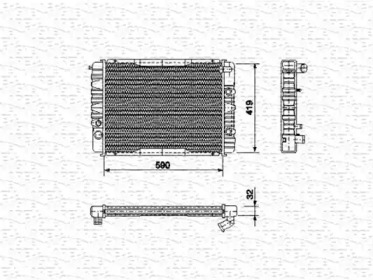 Теплообменник (MAGNETI MARELLI: 350213665000)