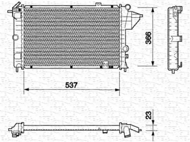 Теплообменник (MAGNETI MARELLI: 350213682000)