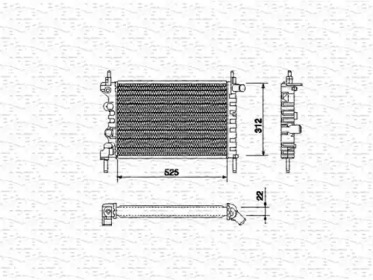 Теплообменник (MAGNETI MARELLI: 350213684000)