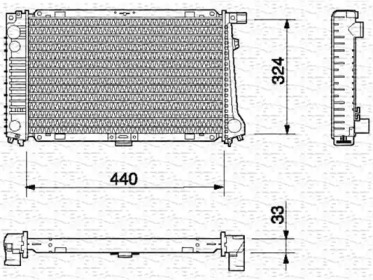 Теплообменник (MAGNETI MARELLI: 350213695000)