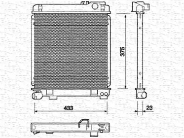 Теплообменник (MAGNETI MARELLI: 350213700000)