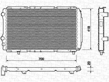 Теплообменник (MAGNETI MARELLI: 350213706000)