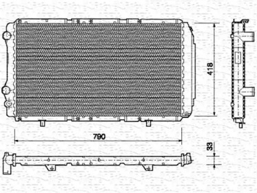 Теплообменник (MAGNETI MARELLI: 350213707000)