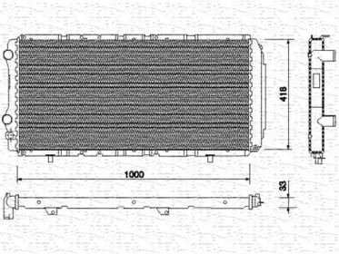 Теплообменник (MAGNETI MARELLI: 350213708000)