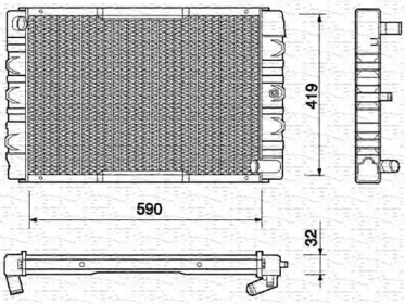 Теплообменник (MAGNETI MARELLI: 350213715000)