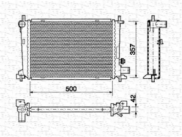 Теплообменник (MAGNETI MARELLI: 350213726000)