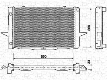 Теплообменник (MAGNETI MARELLI: 350213732000)