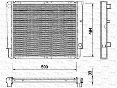 Теплообменник (MAGNETI MARELLI: 350213733000)