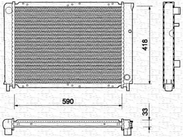 Теплообменник (MAGNETI MARELLI: 350213735000)