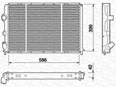 Теплообменник (MAGNETI MARELLI: 350213738000)