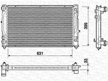 Теплообменник (MAGNETI MARELLI: 350213739000)