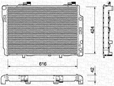 Теплообменник (MAGNETI MARELLI: 350213743000)