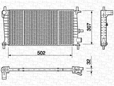 Теплообменник (MAGNETI MARELLI: 350213748000)