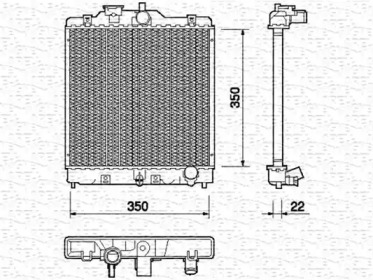 Теплообменник (MAGNETI MARELLI: 350213749000)