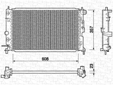 Теплообменник (MAGNETI MARELLI: 350213755000)