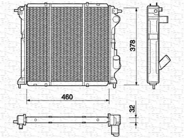 Теплообменник (MAGNETI MARELLI: 350213758000)