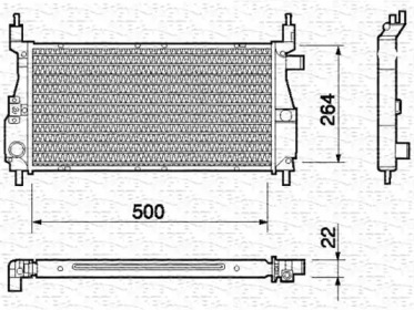 Теплообменник (MAGNETI MARELLI: 350213759000)