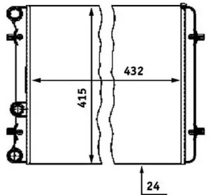 Теплообменник (MAGNETI MARELLI: 350213804000)