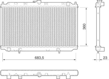 Теплообменник (MAGNETI MARELLI: 350213806000)