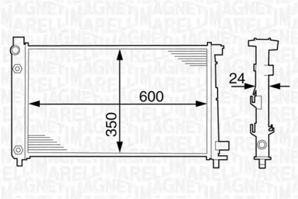 Теплообменник (MAGNETI MARELLI: 350213823000)