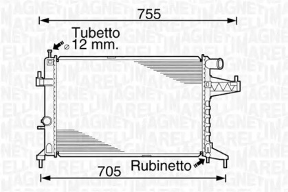 Теплообменник (MAGNETI MARELLI: 350213824000)