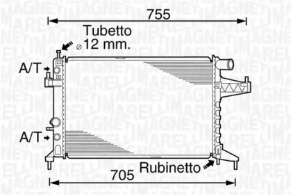 Теплообменник (MAGNETI MARELLI: 350213825000)