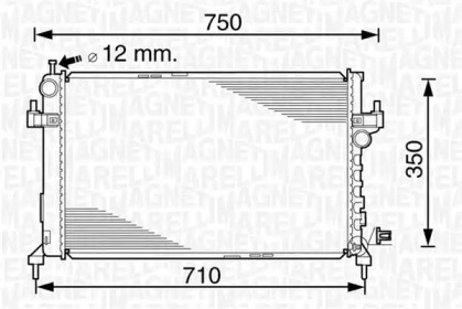 Теплообменник (MAGNETI MARELLI: 350213828000)