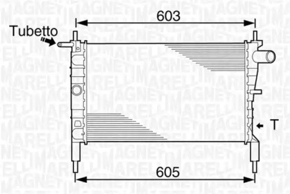 Теплообменник (MAGNETI MARELLI: 350213831000)