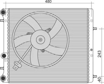 Теплообменник (MAGNETI MARELLI: 350213851000)