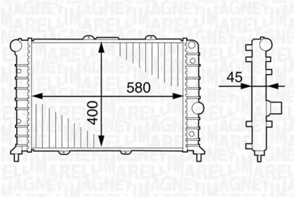 Теплообменник (MAGNETI MARELLI: 350213897000)