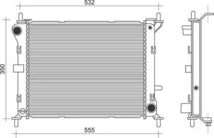 Теплообменник (MAGNETI MARELLI: 350213946000)